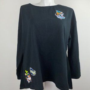 Disney Character Comic Patches Shirt, Size XXL
